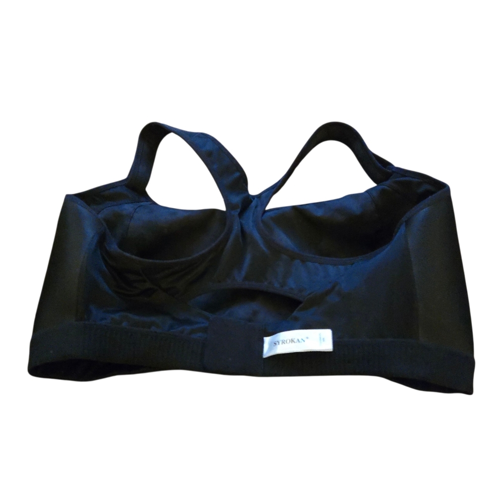 Syrokan Wireless Racerback Tie Dye Smoke Ink Sports Bra 40H - Picture 7 of 7